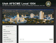 Tablet Screenshot of afscmeutah.org
